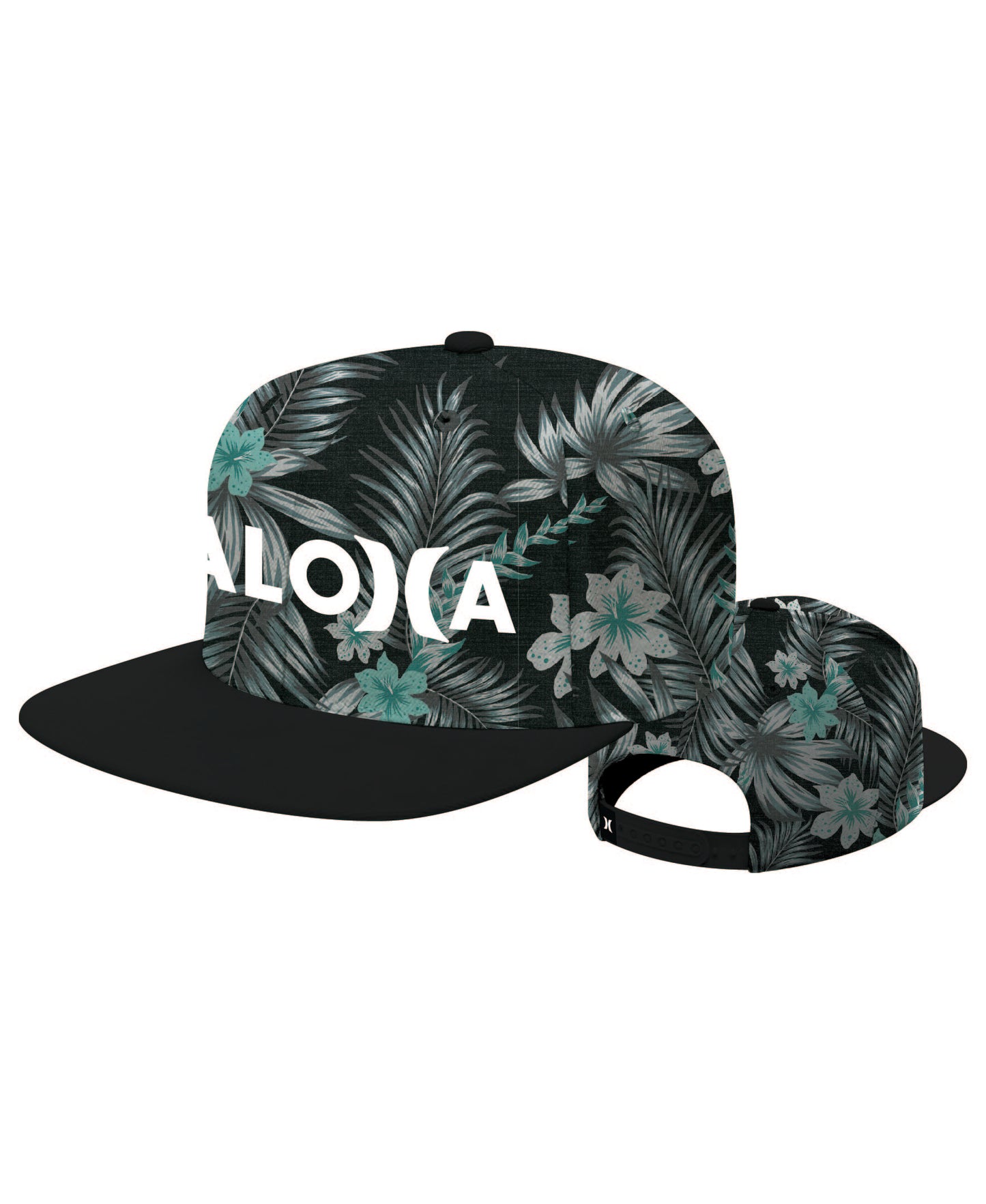 M ALOHA SNAP CAMO HURLEY HATS