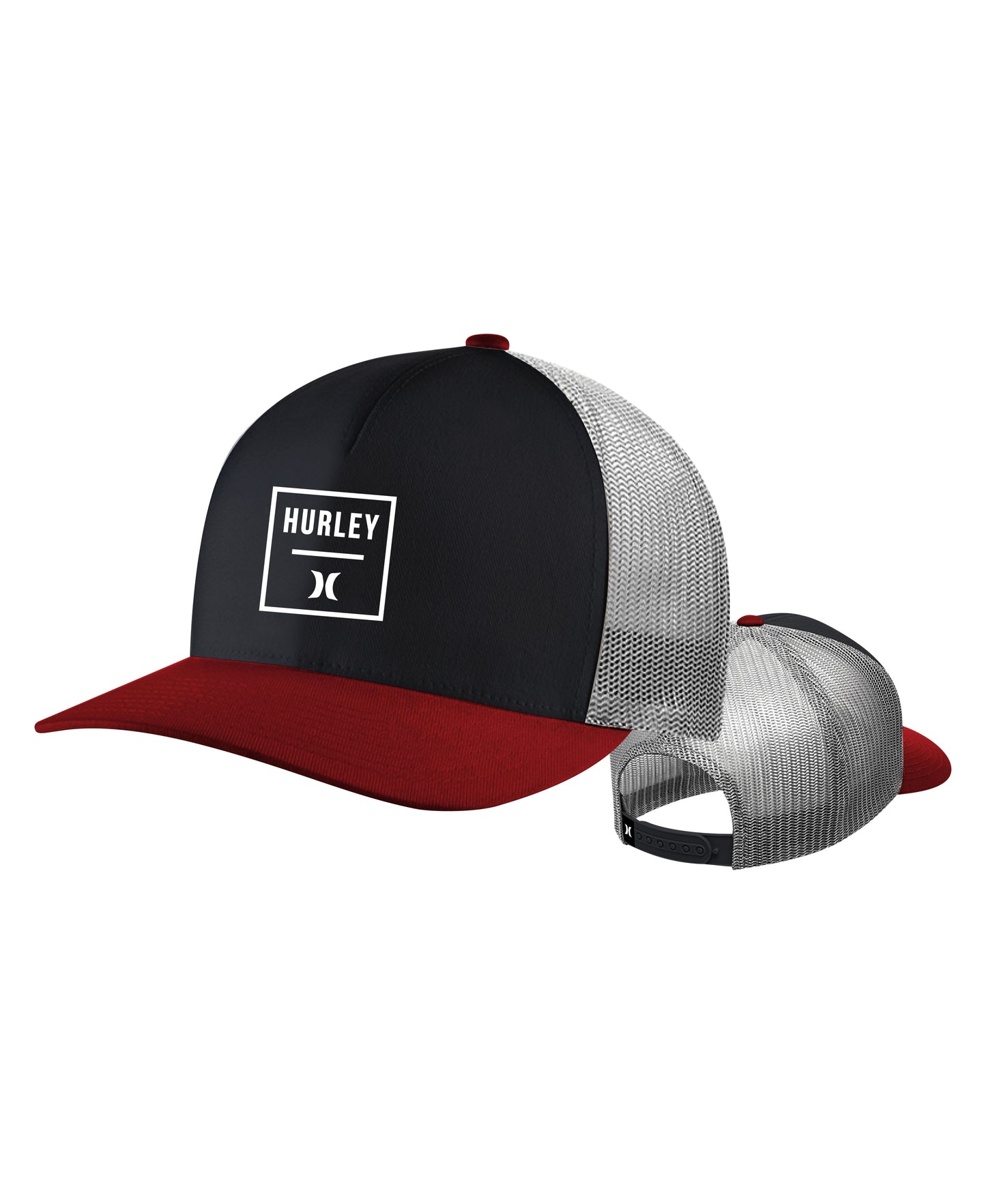 SQUARE TRUCKER HURLEY HAT